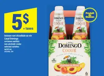 Maxi BOISSON NON ALCOOLISÉE AU VIN CASAL DOMINGO | NON-ALCOHOLIC COOLER, 4X341 ML offer