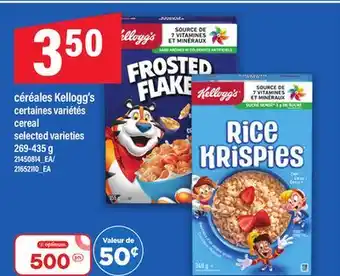 Maxi CÉRÉALES KELLOGG'S | CEREAL, 269-435 G offer
