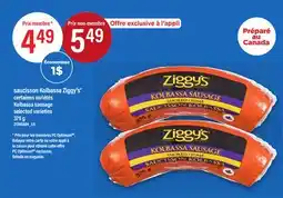 Maxi SAUCISSON KOLBASSA ZIGGY'S | KOLBASSA SAUSAGE, 375 G offer