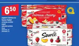 Maxi YOGOURT CRÉMEUX OU SOURCE YOPLAIT | YOGURT, 16 UN offer