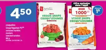 Maxi CRAQUELINS CROQU'LÉGUMES PC | CRACKERS, 180 G offer