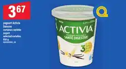 Maxi YOGOURT ACTIVIA DANONE | YOGURT, 650 G offer