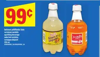 Maxi BOISSON PÉTILLANTE SOLO | SPARKLING BEVERAGE, 250 ML offer