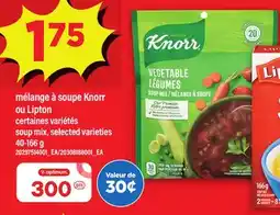 Maxi MÉLANGE À SOUPE KNORR OU LIPTON | SOUP MIX, 40-166 G offer