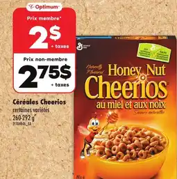 Maxi CÉRÉALES CHEERIOS, 260-292 G offer