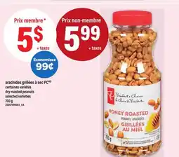 Maxi ARACHIDES GRILLÉES À SEC PC | DRY ROASTED PEANUTS, 700 G offer