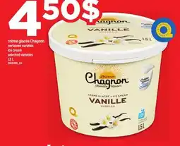 Maxi CRÈME GLACÉE CHAGNON | ICE CREAM, 1,5 L offer