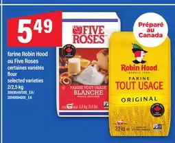Maxi FARINE ROBIN HOOD OU FIVE ROSES | FLOUR, 2/2.5 KG offer