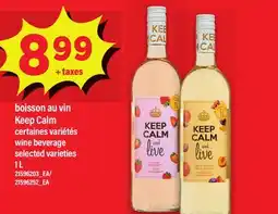Maxi BOISSON AU VIN KEEP CALM | WINE BEVERAGE, 1 L offer