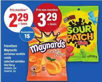 Maxi FRIANDISES MAYNARDS | CANDY, 150/154 G offer