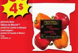 Maxi POIVRONS DOUX DÉLICES DU MARCHÉ | SWEET PEPPERS, 4 UN offer