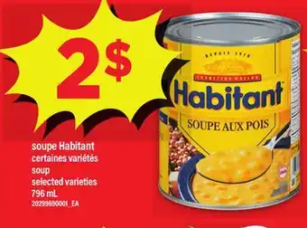 Maxi SOUPE HABITANT | SOUP, 796 ML offer