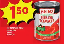 Maxi JUS DE TOMATE HEINZ | TOMATO JUICE, 540 ML offer