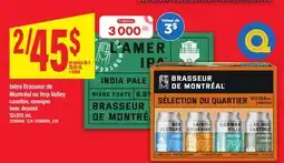 Maxi BIÈRE BRASSEUR DE MONTRÉAL OU HOP VALLEY CANETTES | BEER, 12X355 ML offer
