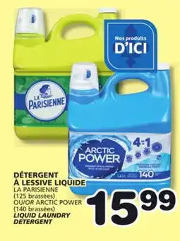 Marches Tradition LA PARISIENNE ARCTIC POWER (140 brassées) LIQUID LAUNDRY DETERGENT offer