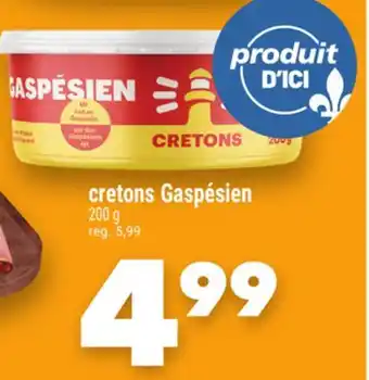 Marche Ami CRETONS GASPÉSIEN offer