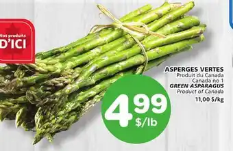 Marches Tradition GREEN ASPARAGUS offer