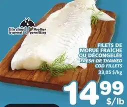 Marches Tradition FRESH OR THAWED COD FILLETS offer