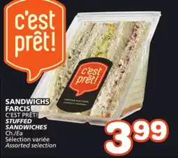 Marches Tradition C'EST PRÊT! STUFFED SANDWICHES offer