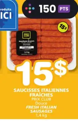 Marches Tradition Douce FRESH ITALIAN SAUSAGES offer