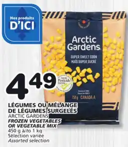 Marches Tradition ARCTIC GARDENS FROZEN VEGETABLES OR VEGETABLE MIX offer