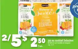Marche Ami JUS OU COCKTAIL SELECTION offer