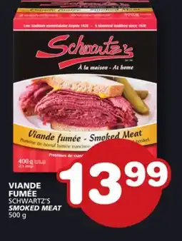 Marches Tradition SCHWARTZ'S SMOKED MEAT offer