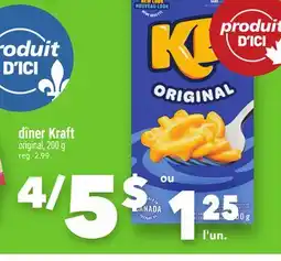 Marche Ami dîner Kraft offer
