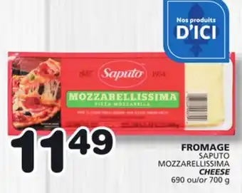 Marches Tradition SAPUTO MOZZARELLISSIMA CHEESE offer