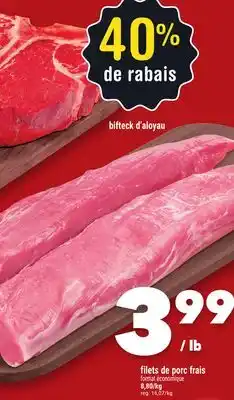 Marche Ami FILETS DE PORC FRAIS offer