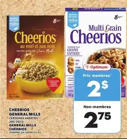 Provigo GENERAL MILLS CHEERIOS, 260-292 G offer