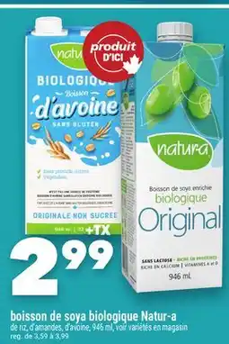 Marche Ami BOISSON DE SOYA BIOLOGIQUE NATUR-A offer