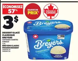 Provigo BREYERS CLASSIC FROZEN DESSERT, 1,4 L offer