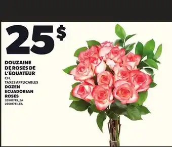 Provigo DOZEN ECUADORIAN ROSES offer