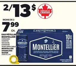 Provigo MONTELLIER SPARKLING WATER, 10X355 ML offer