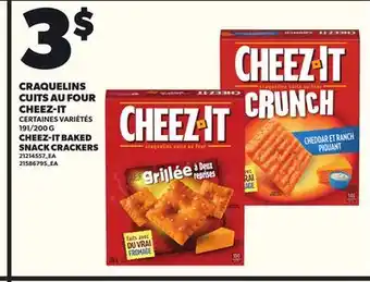 Provigo CHEEZ-IT BAKED SNACK CRACKERS offer