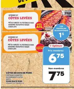 Provigo PORK BACK RIBS, 680 G offer