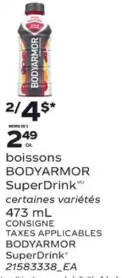 Provigo BODYARMOR SUPERDRINK , 473 mL offer