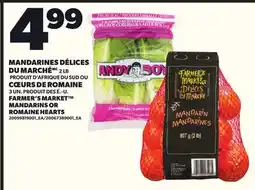 Provigo FARMER'S MARKET MANDARINS,2 LB OR ROMAINE HEARTS offer
