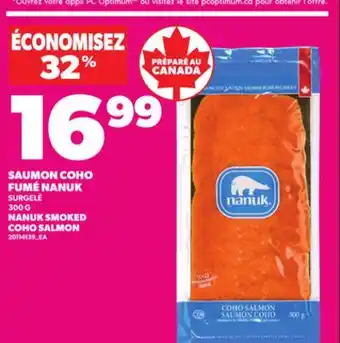 Provigo NANUK SMOKED COHO SALMON, 300 G offer