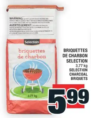 Super C BRIQUETTES DE CHARBON SELECTION | SELECTION CHARCOAL BRIQUET offer