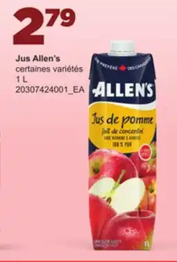 Provigo JUS ALLEN'S, 1 L offer