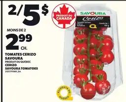 Provigo CERIZO SAVOURA TOMATOES offer