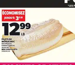 Provigo MSC COD FILLETS offer