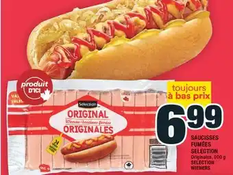 Super C SAUCISSES FUMÉES SELECTION │ SELECTION WIENERS offer