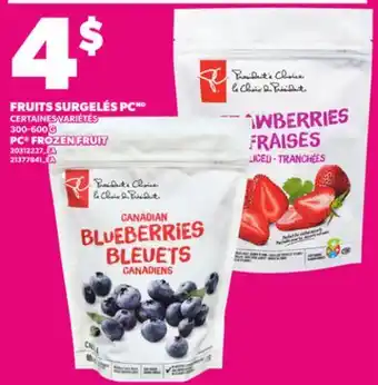 Provigo PC FROZEN FRUIT, 300-600 G offer