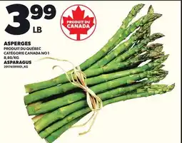 Provigo ASPARAGUS offer