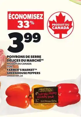 Provigo FARMER'S MARKET GREENHOUSE PEPPERS, 3 UN offer