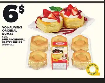Provigo DUMAS ORIGINAL PASTRY SHELLS, 6 UN offer
