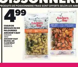 Provigo ANCHOR'S BAY MUSSEL OR CLAM MEAT, 340 G offer